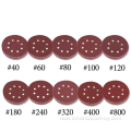 Aluminum oxide abrasive sanding disc with paper backing